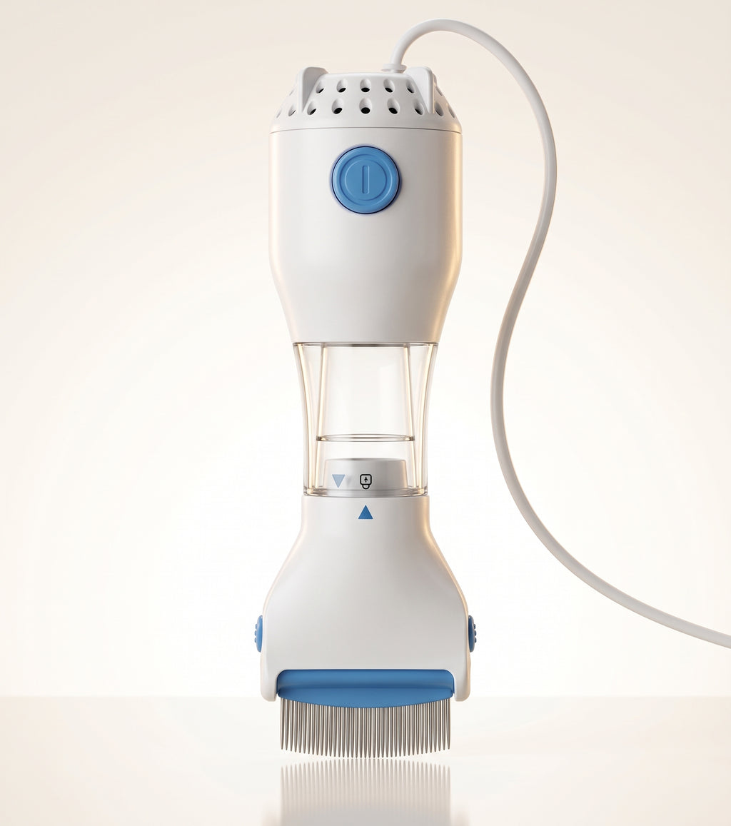 Cepillo Eléctrico Antipiojos y Liendres